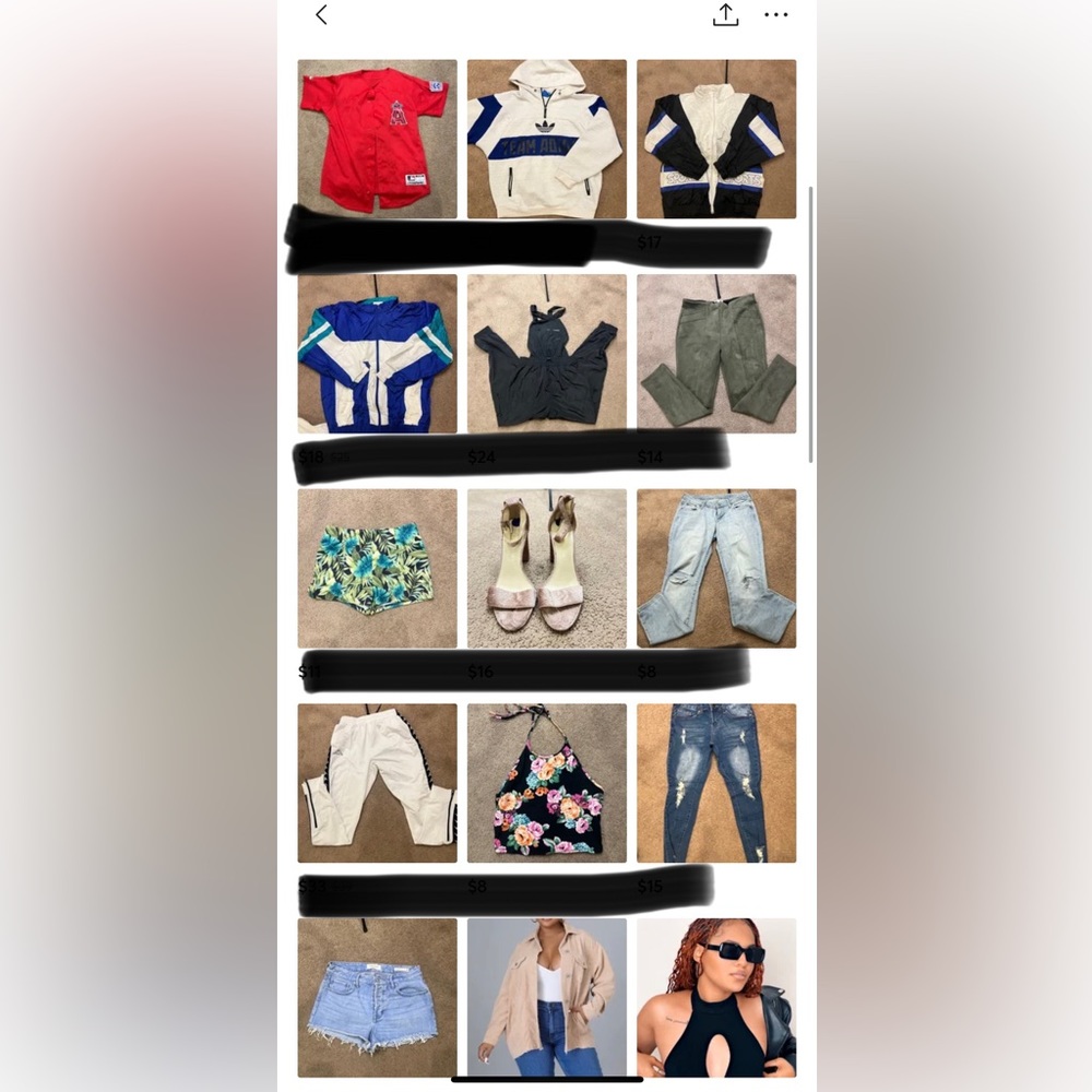 Women’s clothing for sale